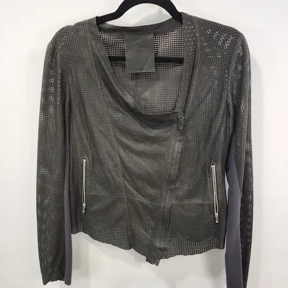 Rawtus (Raw+) Femme Japanese Motorcycle Jacket Goatskin Mesh Size S